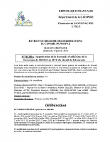 Délibération 10-2016.approbation de la demande d’adhésion de la Commune de Cessac au SIVU du chenil du Libournais